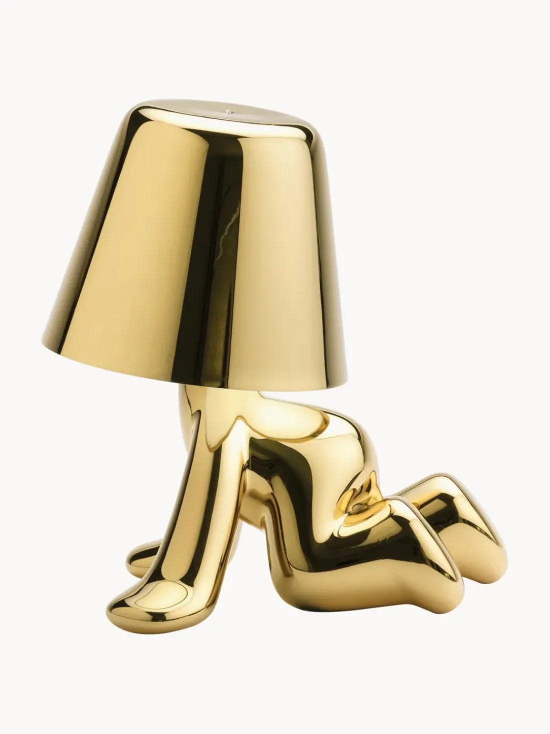 Lámpara de mesa LED pequeña regulable Golden Brothers Ron