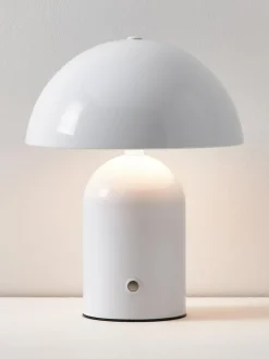Lámpara de mesa LED pequeña regulable Walter, portátil