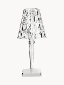 Lámpara de mesa LED regulable Big Battery, Al 37 cm