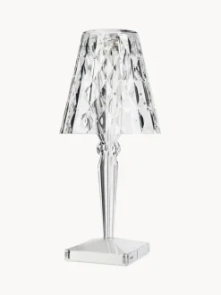 Lámpara de mesa LED regulable Big Battery, Al 37 cm