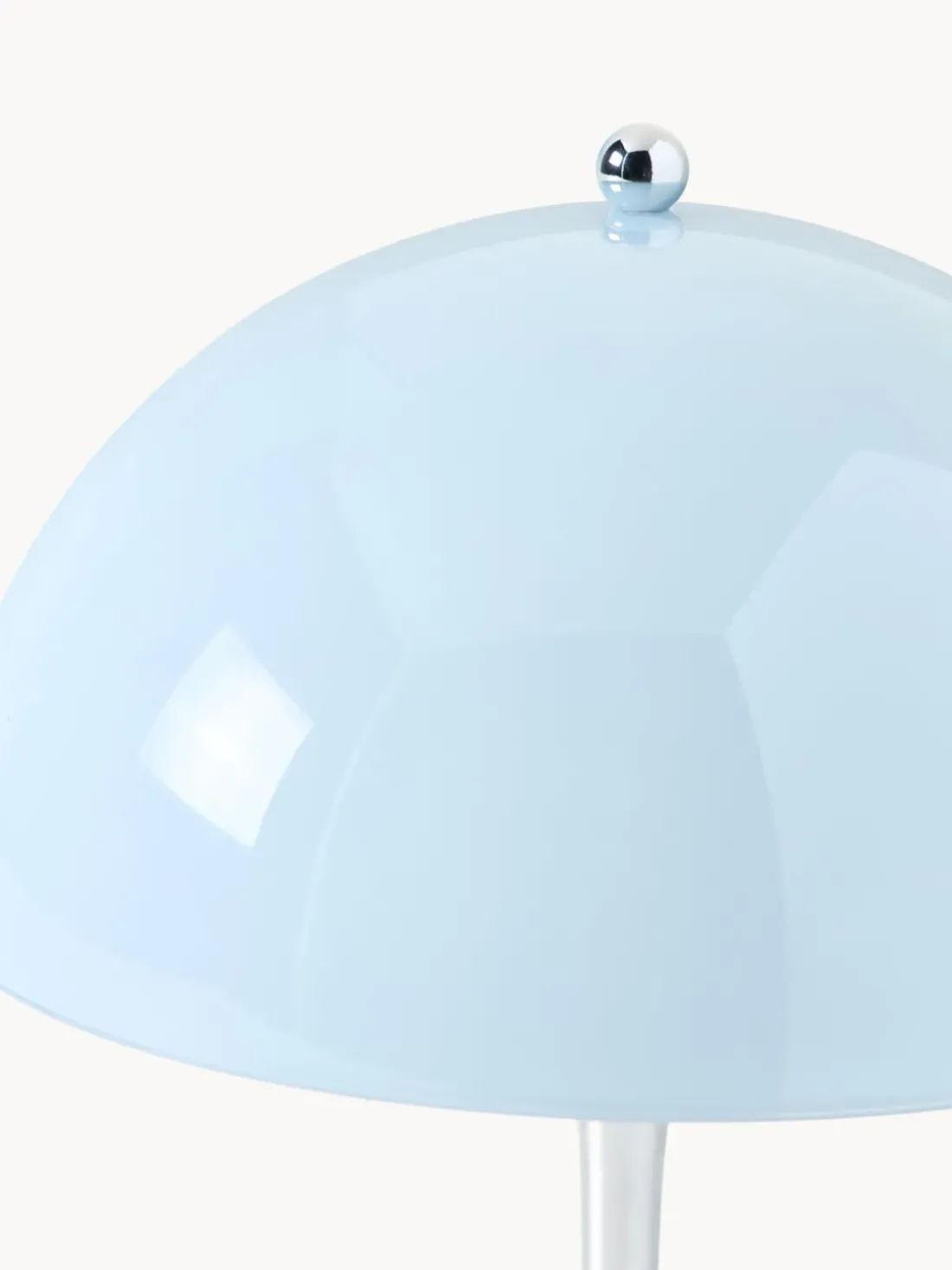 Lámpara de mesa LED regulable Panthella 160, diseño Verner Panton