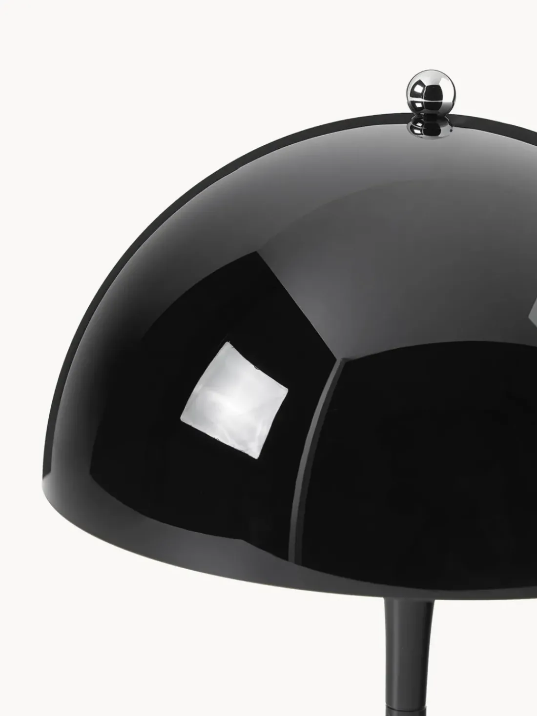 Lámpara de mesa LED regulable Panthella de diseño Verner Panton, 24 cm, portátil