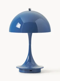 Lámpara de mesa LED regulable Panthella de diseño Verner Panton, 24 cm, portátil