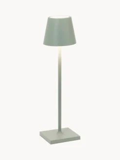 Lámpara de mesa LED regulable Poldina, portátil