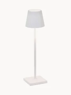 Lámpara de mesa LED regulable Poldina, portátil