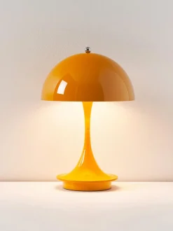Lámpara de mesa LED regulable Panthella 160, diseño Verner Panton