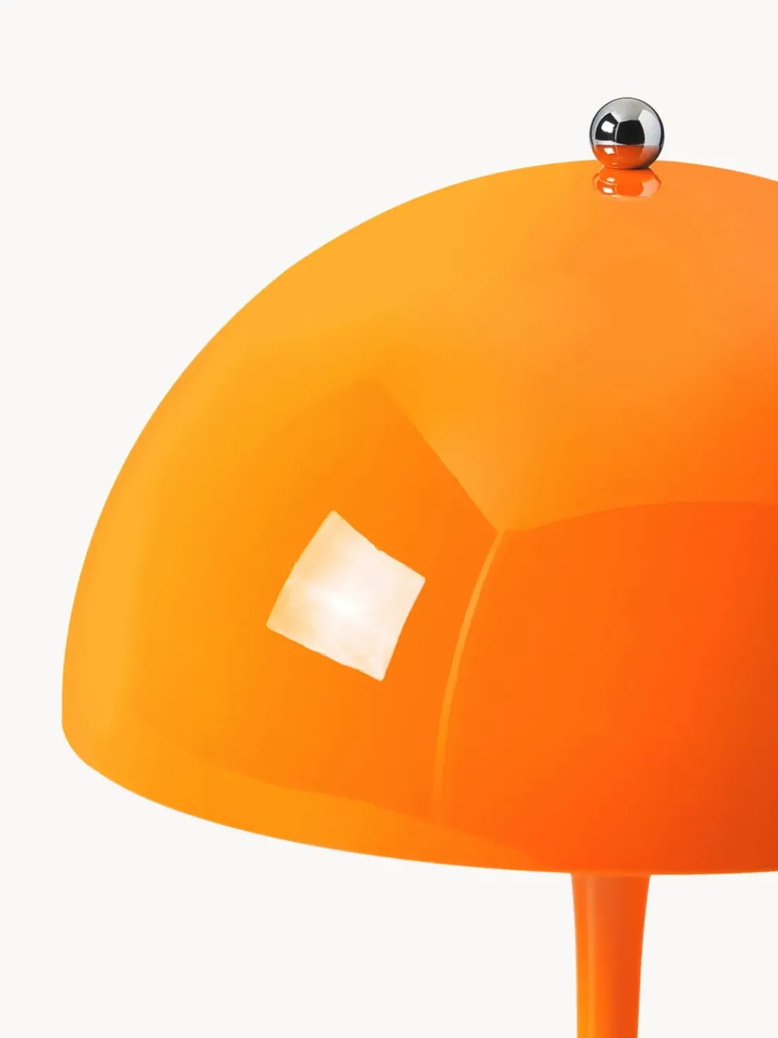Lámpara de mesa LED regulable Panthella 160, diseño Verner Panton