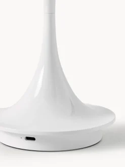 Lámpara de mesa LED regulable Panthella de diseño Verner Panton, 24 cm, portátil