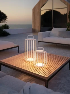 Lámpara de mesa LED regulable para exterior Bangkok, portátil