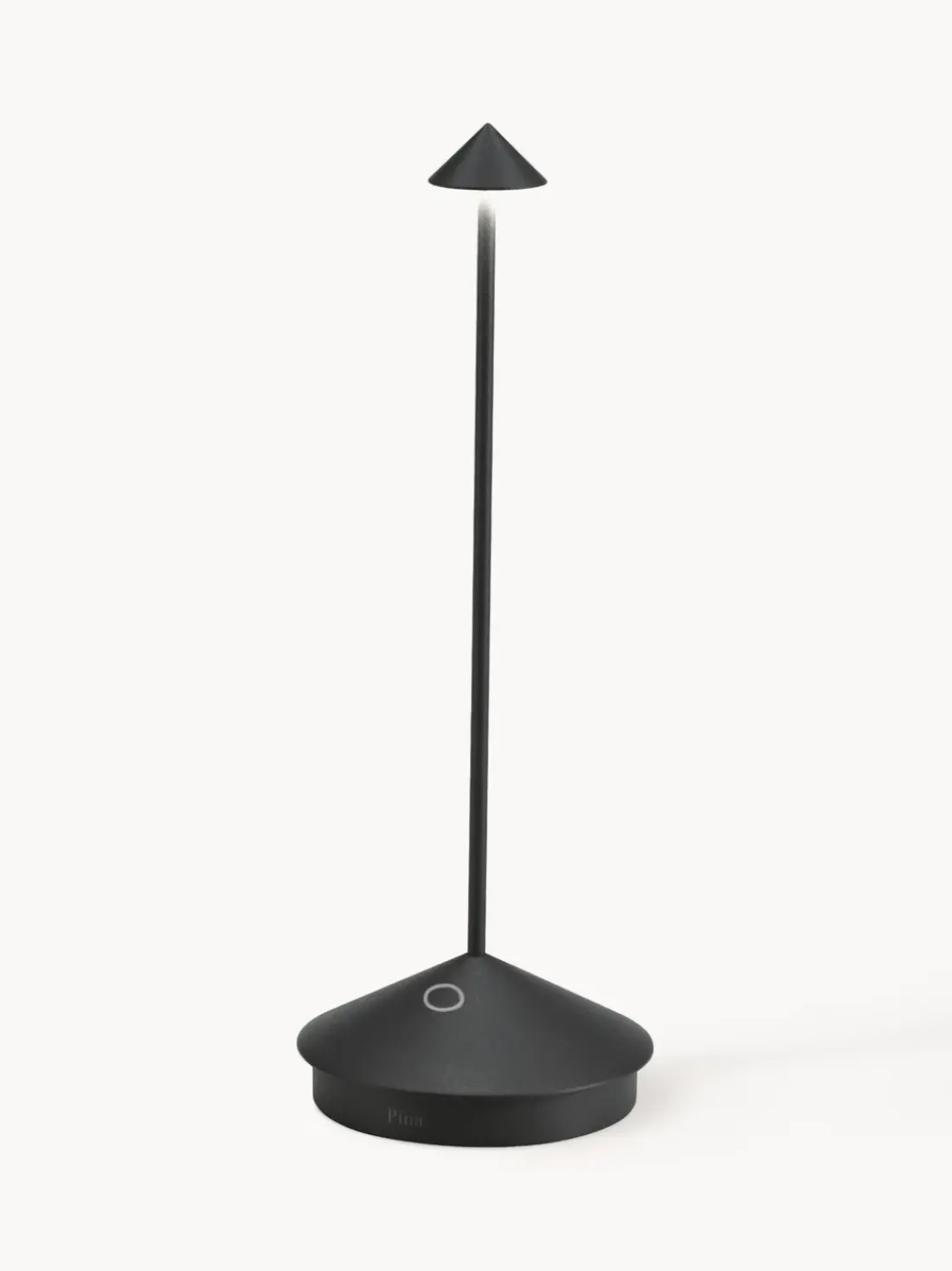 Lámpara de mesa LED regulable pequeña Pina Pro, portátil