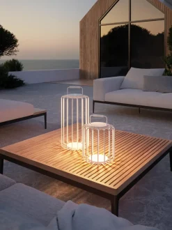Lámpara de mesa LED regulable para exterior Bangkok, portátil