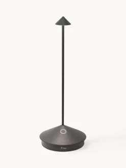 Lámpara de mesa LED regulable pequeña Pina Pro, portátil