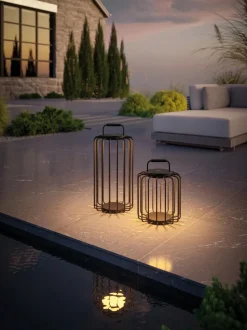 Lámpara de mesa LED regulable para exterior Bangkok, portátil