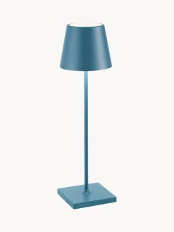 Lámpara de mesa LED regulable Poldina, portátil