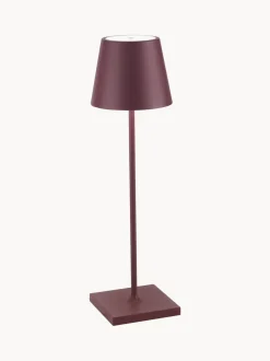Lámpara de mesa LED regulable Poldina, portátil