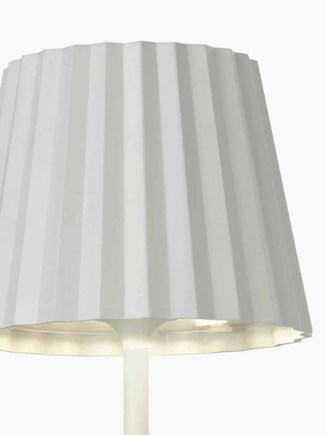 Lámpara de mesa para exterior LED regulable Trellia, portátil
