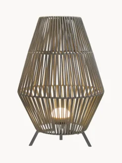 Lámpara de mesa para exterior LED regulable Conta, portátil