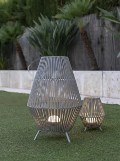Lámpara de mesa para exterior LED regulable Conta, portátil