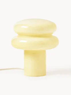 Lámpara de mesa pequeña de vidrio opalino Baya