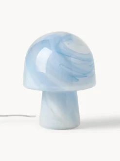Lámpara de mesa pequeña en look mármol Talia
