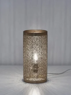 Lámpara de mesa pequeña Hermine, estilo boho