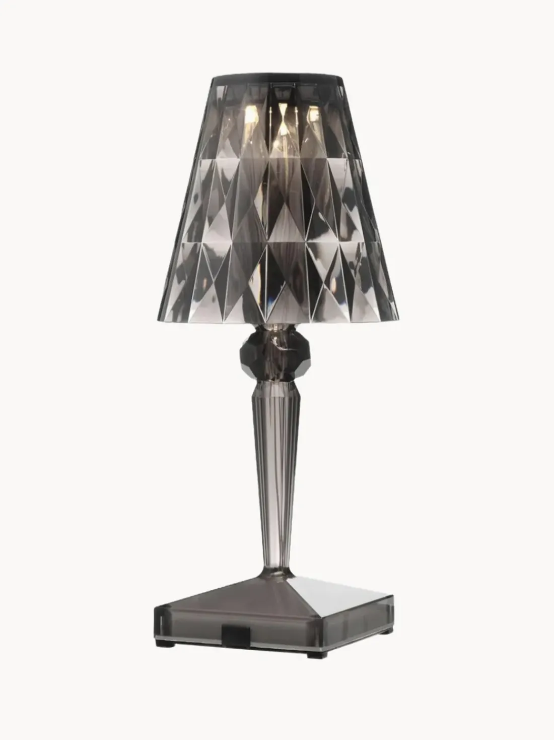 Lámpara de mesa pequeña LED Battery, Al 26 cm