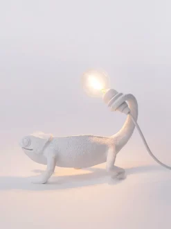 Lámpara de mesa pequeña LED Chameleon, con puerto USB