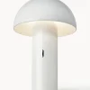 Lámpara de mesa pequeña LED regulable Svamp, portátil
