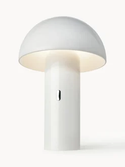 Lámpara de mesa pequeña LED regulable Svamp, portátil
