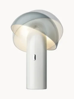 Lámpara de mesa pequeña LED regulable Svamp, portátil