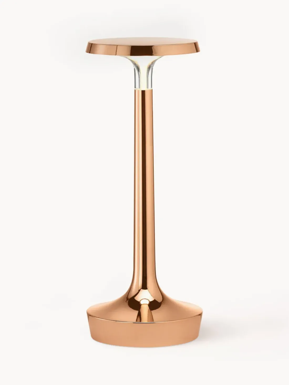 Lámpara de mesa pequeña LED regulable Bonjour, portátil