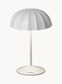 Lámpara de mesa pequeña para exterior LED regulable Ombrellino, portátil