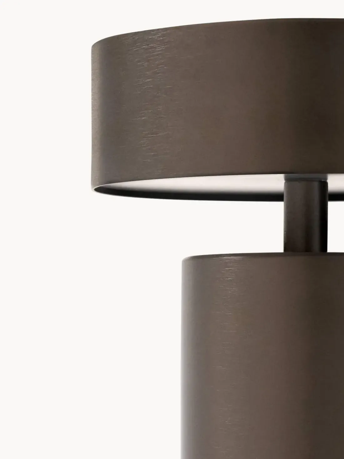 Lámpara de mesa pequeña regulable Columna, portátil