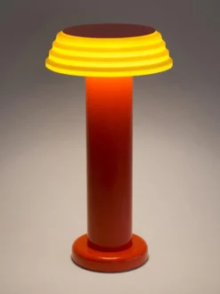 Lámpara de mesa pequeña regulable LED PL1, portátil
