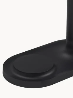 Lámpara de mesa pequeña regulable LED Emendo, con estación de carga