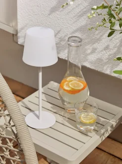 Lámpara de mesa regulable con conexión USB Fausta