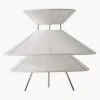 Lámpara de mesa regulable de lino Kiku