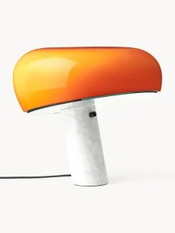 Lámpara de mesa regulable de mármol Snoopy