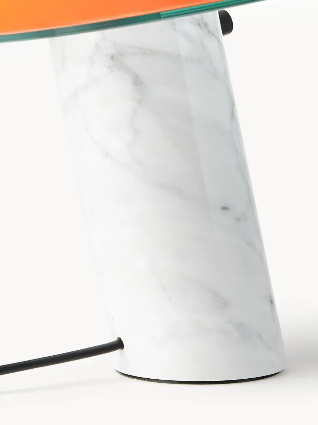 Lámpara de mesa regulable de mármol Snoopy
