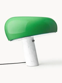 Lámpara de mesa regulable de mármol Snoopy