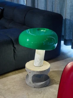 Lámpara de mesa regulable de mármol Snoopy