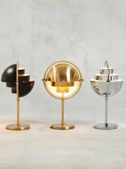 Lámpara de mesa regulable y ajustable Multi-Lite, portátil
