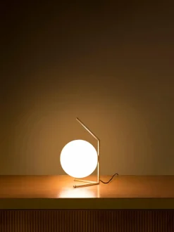Lámpara de mesa soplada regulable IC Lights