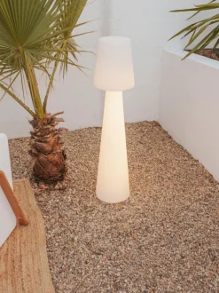 Lámpara de pie LED para exterior Lola, tamaños diferentes
