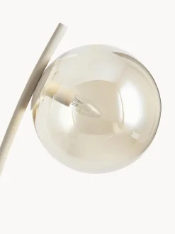 Lámpara de pie pequeña de travertino Cora