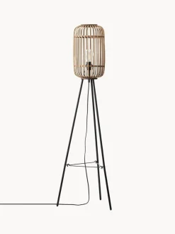 Lámpara de pie tripode boho pequeña Woodrow