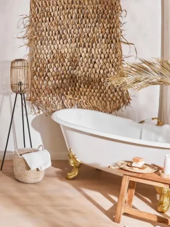 Lámpara de pie tripode boho pequeña Woodrow