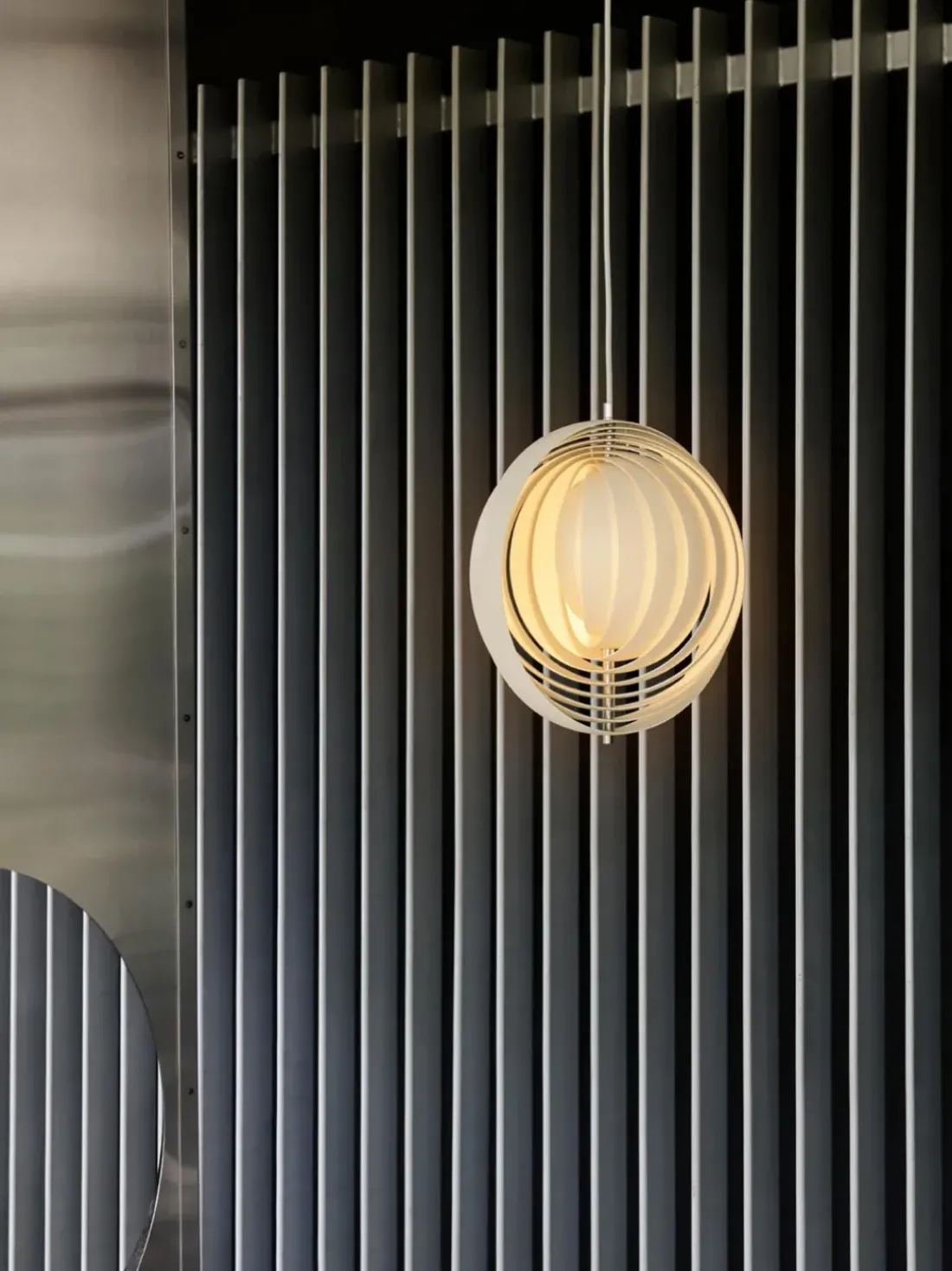 Lámpara de techo de diseño Verner Panton Moon