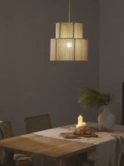 Lámpara de techo de lino Lace