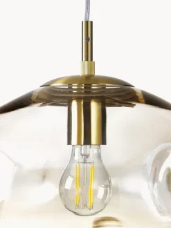 Lámpara de techo de vidrio Amora
